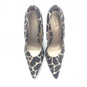 Animal print heels